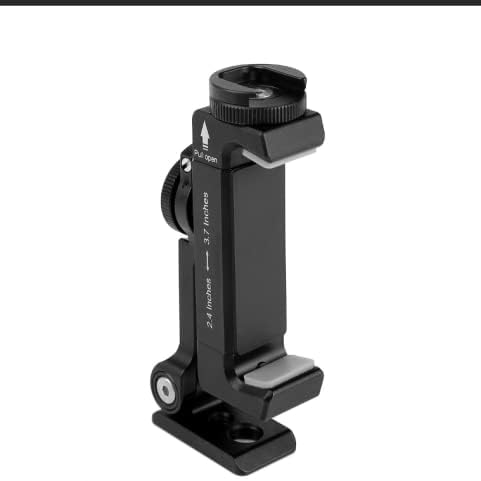 Metal Phone Tripod Mount w Rotatable Cold Shoe - Image 3