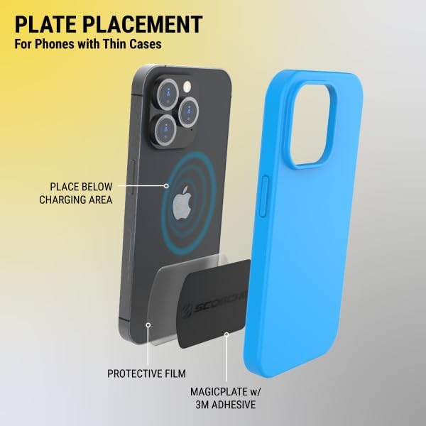 Scosche MPLT44THK2-BP0 MagicMount Replacement Metal Plate Kit - Image 6