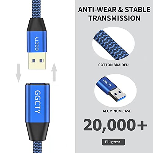 USB 3.0 Extension Cable 10ft, Type A Male to Female Extension Cord Durable - Image 4