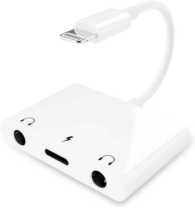 3 in 1 Dual 3.5mm Headphone Jack Adapter by Unitrox