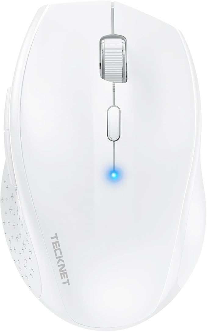 TECKNET Bluetooth Mouse, 4800 DPI Wireless Mouse, 2-Year Battery 6 Adjustable by Tecknet
