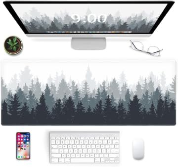 Galdas Gaming Mouse Mat Forest Background Pattern XXL XL Large Mouse Mat Long - Image 7