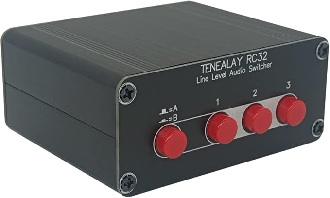 3 in 2 Out RCA Stereo Audio Switch Input Signal Source Switcher Selector - Image 4