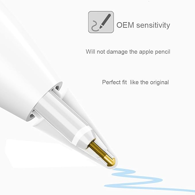 Replacement Tips for Apple Pencil 1st Generation/ 2nd Generation Tips, iPad - Image 3