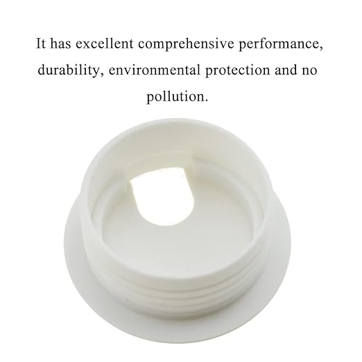 HAHIYO 2Pcs 1.5Inch/38mm White ABS Plastic U-Shaped Desk Grommet Wire Grommet - Image 3