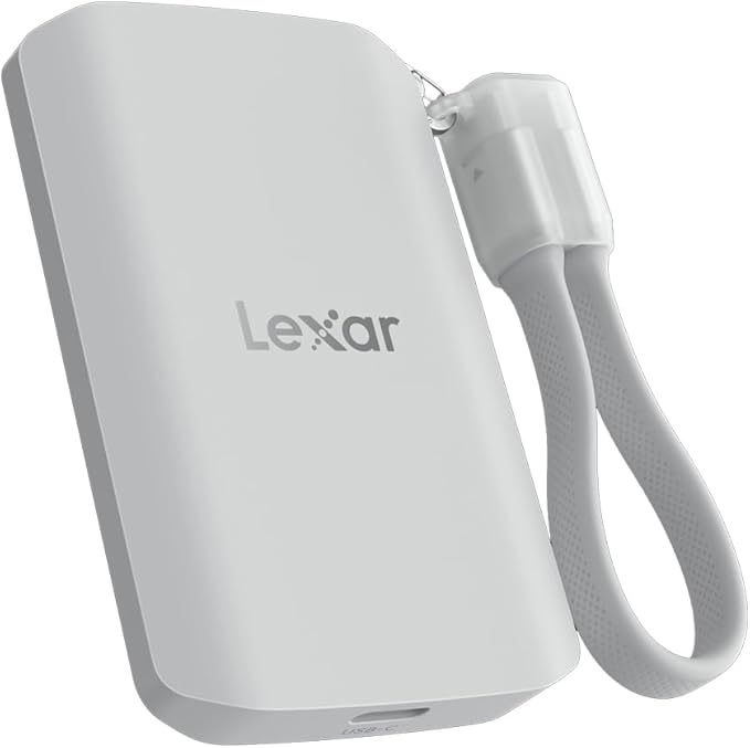 Lexar 2TB ES5 Magnetic External SSD, Compatible w/MagSafe, USB-C Smartphones by Lexar