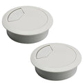 2 Pcs Desk Grommet 2" / 50 mm, Desk Cord Hole Cover, Cable Grommet ABS Plastic by EASYEAH