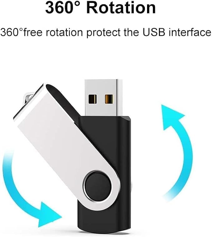 JUANWE 8GB USB Flash Drive 10 Packs, Bulk USB Sticks 2.0 Mutipack Metal Thumb - Image 3