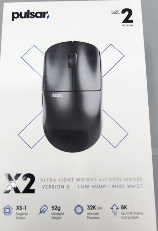 Pulsar Gaming Gears X2 v3 Wireless Gaming Mouse, Ultra Lightweight, Optical - Image 9