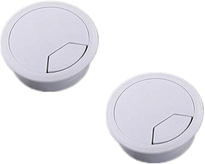 2pcs 2 inch Desk Wire Cord Cable Grommets Hole Cover by DISIWENE