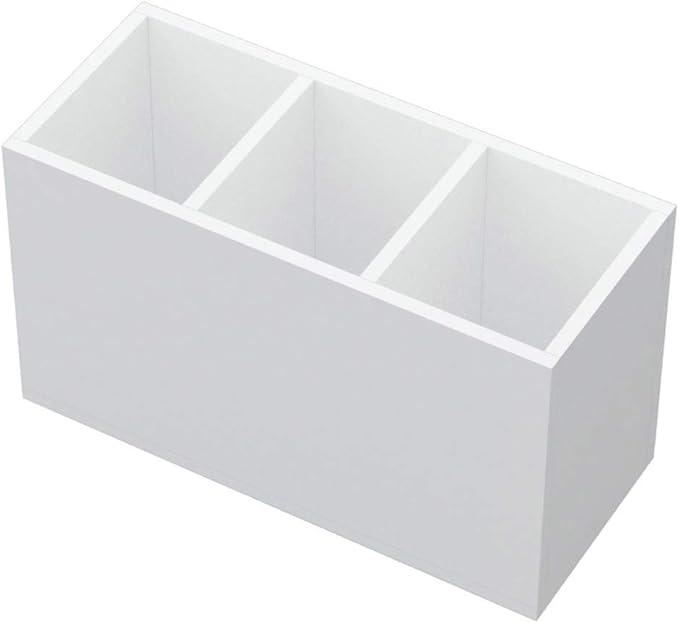 NIUBEE Acrylic Pen Holder 3 Compartments by NIUBEE