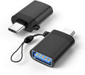 USB to USB C Adapter, USB-C Male to USB3.0 Female Adapter Thunderbolt 3 OTG by CNHIDEE