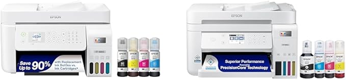 Epson EcoTank ET-4800 Wireless All-in-One Cartridge-Free Supertank Printer by Epson