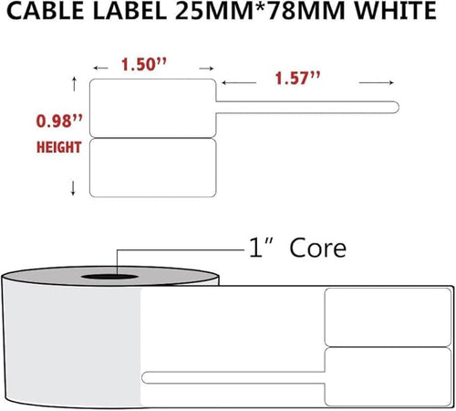 100 Pcs Cable Labels - Image 2