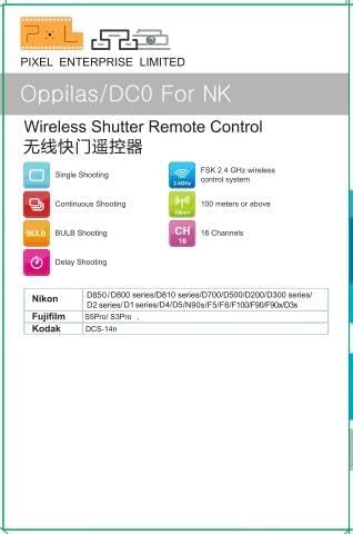 Pixel Camera Wireless Remote Shutter Release RW-DC0 - Image 10