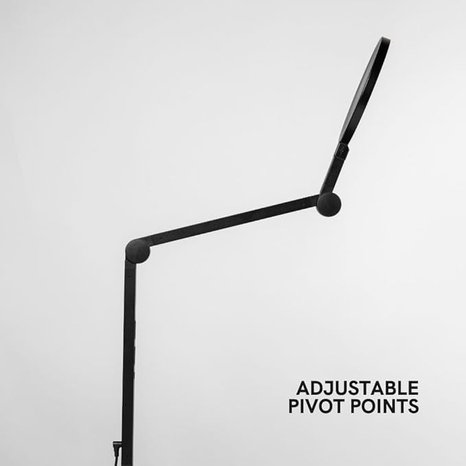 LUME CUBE Edge Light 2.0 LED Black Desk Lamp | Dimmable Home Office Desk Light - Image 8