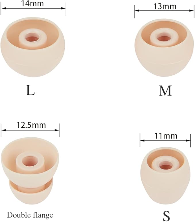 Earbud Tips Earbud Replacement Tips Replacement Earbud Tips Silicone Earbud - Image 2