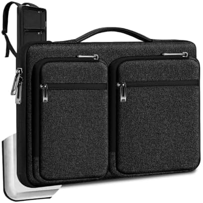 ZINZ Laptop Case 17 17.3 inches Sleeve Slim Briefcase Spill-Resistant Handbag - Image 4