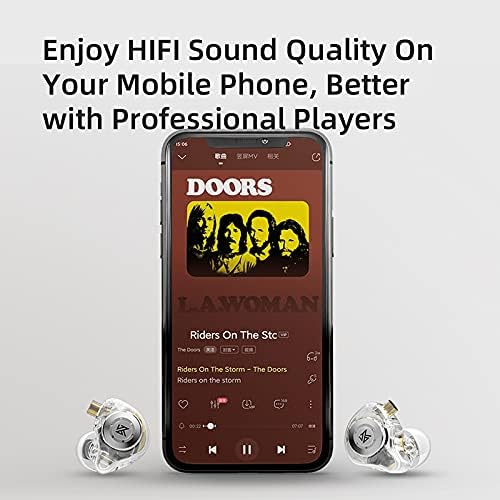 keephifi KZ EDX Pro in Ear Monitors Wired Headphones Dual DD in Ear Earphones - Image 9