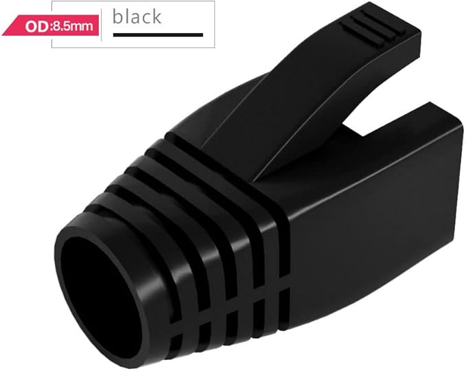 50 Pcs Cat7 Cat7A Cat8 Strain Relief Boot, RJ45 Plug Connector Cover Modular - Image 2