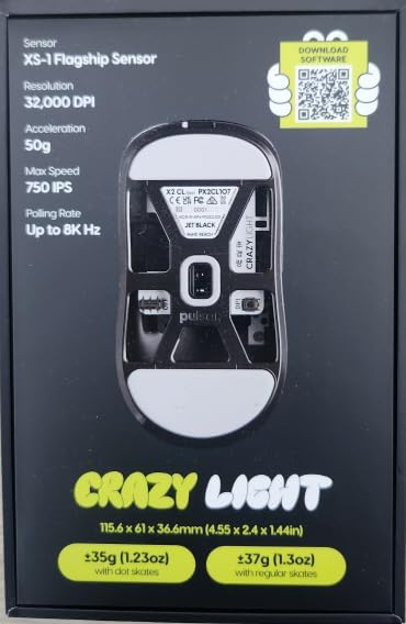 Pulsar Gaming Gears X2 Crazylight Wireless Gaming Mouse, Ultra Lightweight 1.23 - Image 12