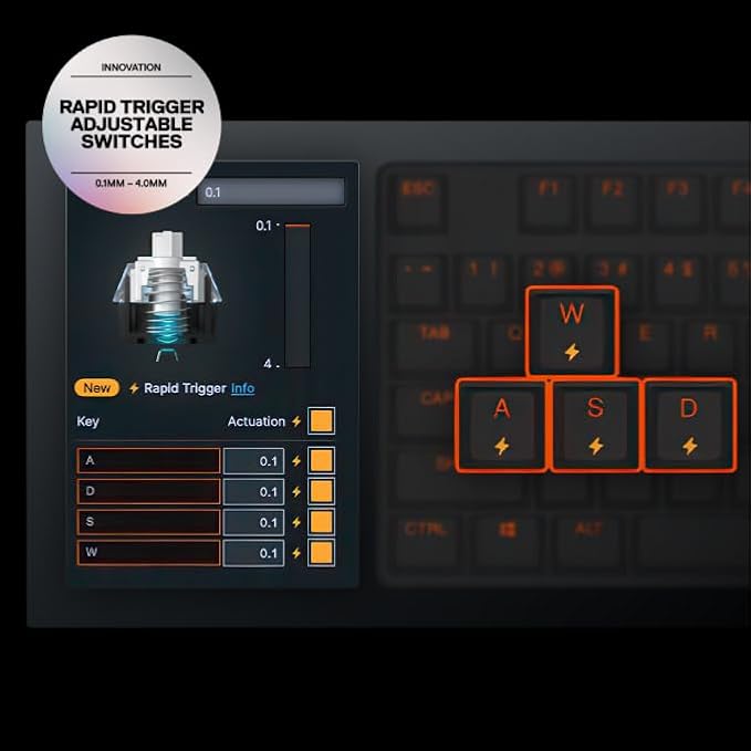 SteelSeries Apex Pro Mini Gen 3 OmniPoint 3.0 HyperMagnetic Switches — - Image 8