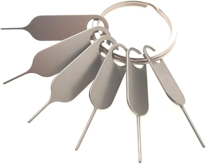 6 Pack PHONSUN Universal Sim Card Tray Removal Tool SD Opening Eject Pin fits - Image 4