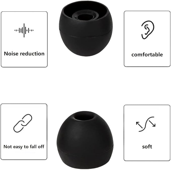 36 Pieces Small Earbud Tips Soft and Comfortable Silicone Earbud Tips Ear Bud - Image 5