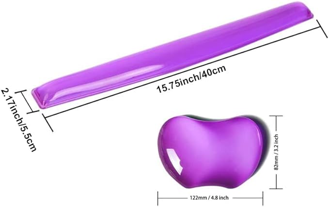 Silicone Gel Keyboard Wrist Rest Set Plus - Image 3