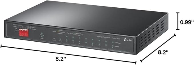 TP-Link TL-SG1210PP | 8 Port PoE Switch | 6 PoE+ and 2 PoE++ Ports @123W - Image 4