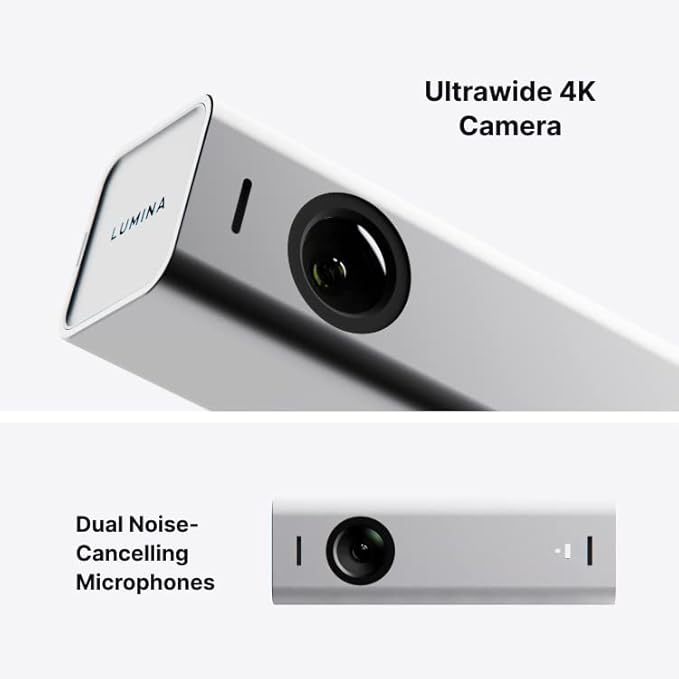 Lumina 4K Webcam: Studio-Quality Webcam Powered by AI. Look Great on Every - Image 2