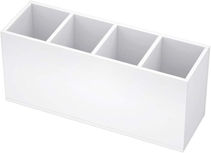 NIUBEE Acrylic Pen Holder 4 Compartments by NIUBEE