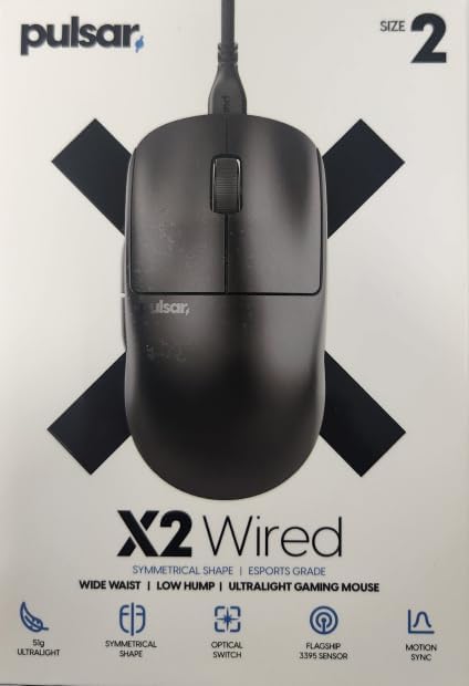 Pulsar Gaming Gears X2 Wired Gaming Mouse, Ultra Lightweight, Optical Switch - Image 10