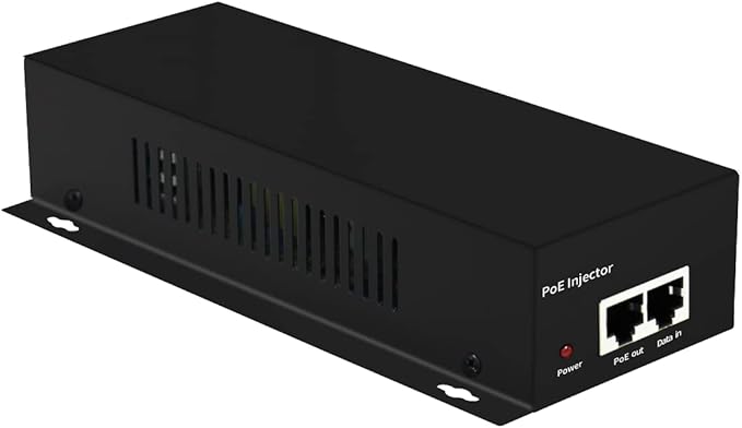 90W Gigabit PoE++ Injector Adapter, High Power POE Injector Single Gigabit Port by RealHD