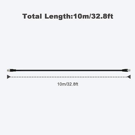 Alvin's Cables M12 X Coded 8 Pin Male to RJ45 Shielded Ethernet Cable M12 8 - Image 7