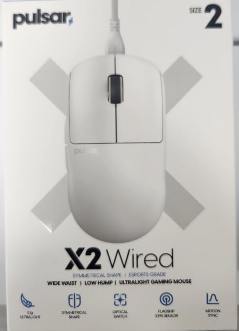 Pulsar Gaming Gears X2 Wired Gaming Mouse, Ultra Lightweight, Optical Switch - Image 10