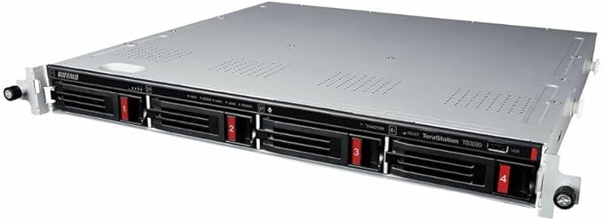 BUFFALO TeraStation 3430RN 4-Bay 8TB Rackmount Small-Med Business NAS w/Hard by BuffaloAmericas