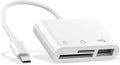 RayCue USB C to Micro SD TF Memory Card Reader, 3-in-1 USB Camera Card Reader by RayCue