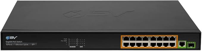 BV-Tech 16 Ports PoE+ Switch -230W - Image 2