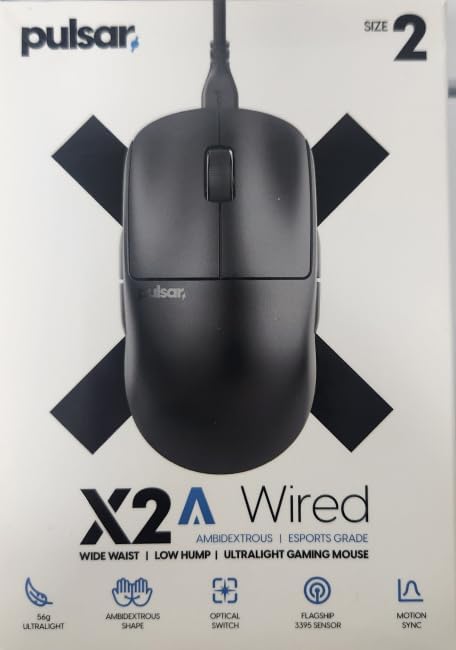 Pulsar Gaming Gears X2A Wired Gaming Mouse, Ultra Lightweight, Optical Switch - Image 10