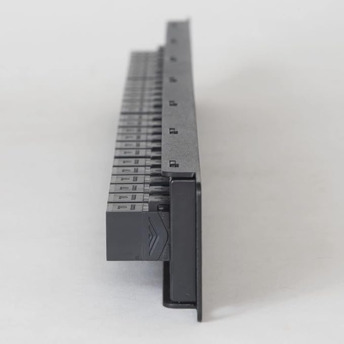 ICC CAT5e Feed-Through Patch Panel, 24 Port, 1U Rackmount, RJ45 Ethernet Patch - Image 5