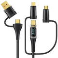 USB C to Multi Charging Cable, USAMS 100W 6.6FT 5A Type C to Type C Fast by USAMS
