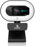 NexiGo StreamCam N930E with Software, 1080P Webcam with Ring Light and Privacy by NexiGo
