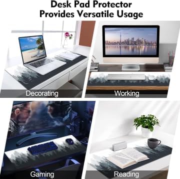 Galdas Gaming Mouse Mat Forest Background Pattern XXL XL Large Mouse Mat Long - Image 4
