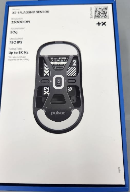 Pulsar Gaming Gears X2 v3 Wireless Gaming Mouse, Ultra Lightweight, Optical - Image 11