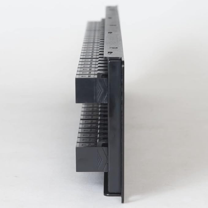 ICC CAT5e Feed-Through Patch Panel, 48 Port, 2U Rackmount, RJ45 Ethernet Patch - Image 6