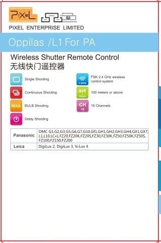 Pixel DSLR Wireless Shutter Release Remote Control L1 - Image 11