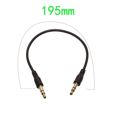 3.5mm Male to Male Audio Cable, 195mm Length - Image 5