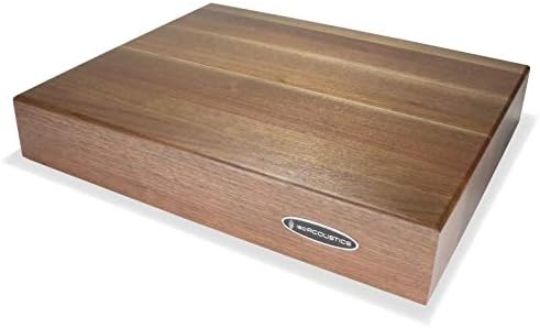 IsoAcoustics Delos Turntable Isolation Butcher Block Series: 1815W2 Walnut - Image 2