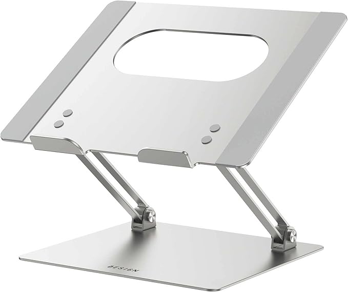 BESIGN LS10 Aluminum Laptop Stand, Ergonomic Adjustable Notebook Stand by BESIGN
